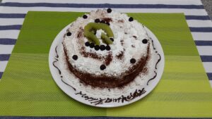 鹿児島 デイサービス スター倶楽部の10月の誕生ケーキ